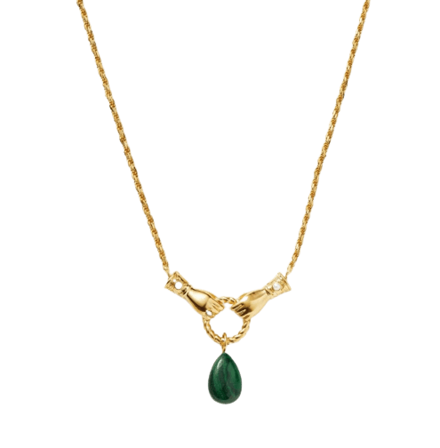 HARRIS REED IN GOOD HANDS DROP PENDANT NECKLACE