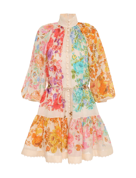 Raie floral-print mini dress