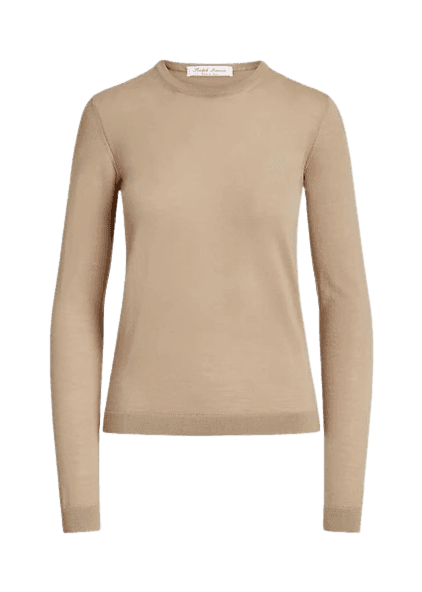 캐시미어 저지 크루넥 스웨터