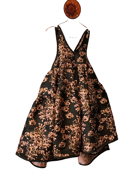 매화 자가드 원피스