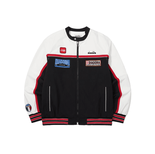 피트크루 컬러블럭 자켓 BLACK