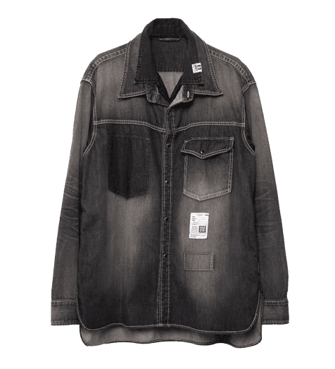 Double Layered Denim Shirt