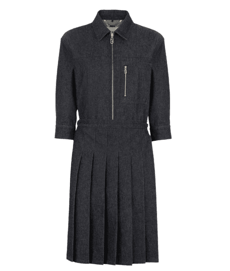 블루 데님 드레스