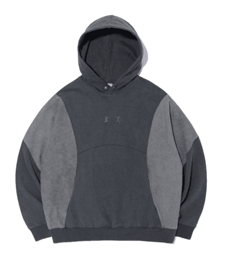 INCISION PIGMENT HOODIE CHARCOAL