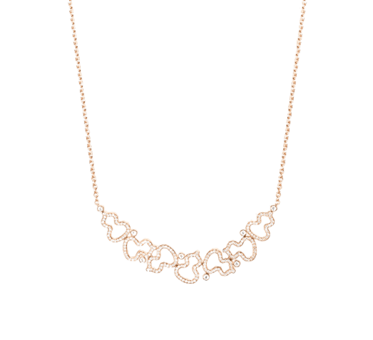 18K 로즈골드, 다이아몬드의 울루 네크리스