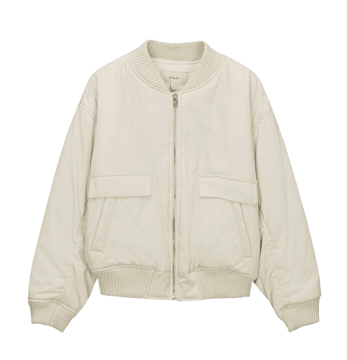 포켓 포인트 패딩 점퍼