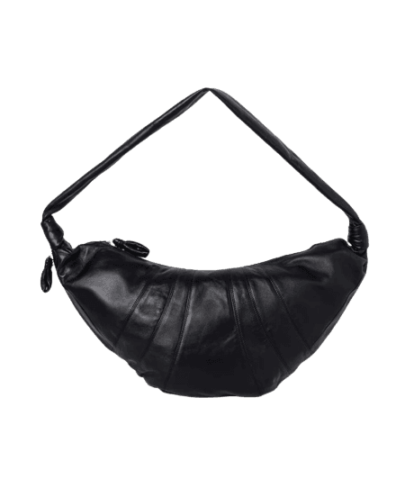 Large Croissant Bag - Black