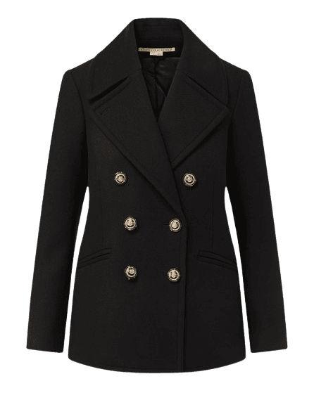 AMIRA WOOL-BLEND DICKEY COAT