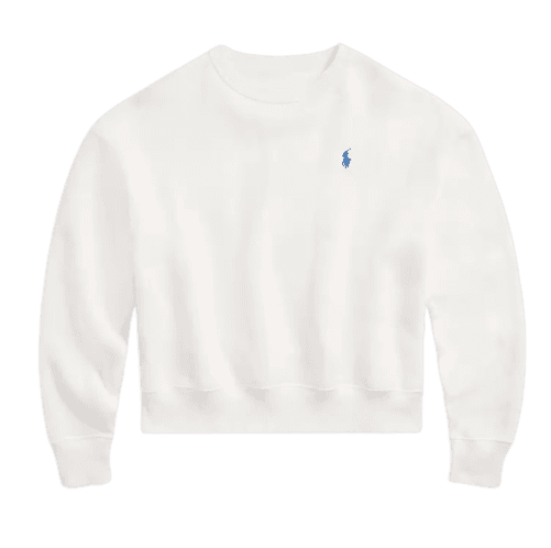 Good Vibes embroidered fleece sweatshirt