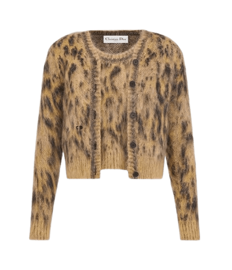 트윈 세트 Mizza 멀티 컬러 베이지 테크니컬 모헤어 울 니트