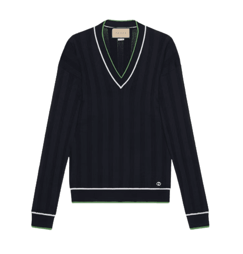 WOOL SILK JUMPER WITH EMBROIDERY