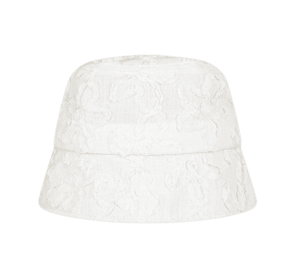 LACE BUCKET HAT (IVORY)