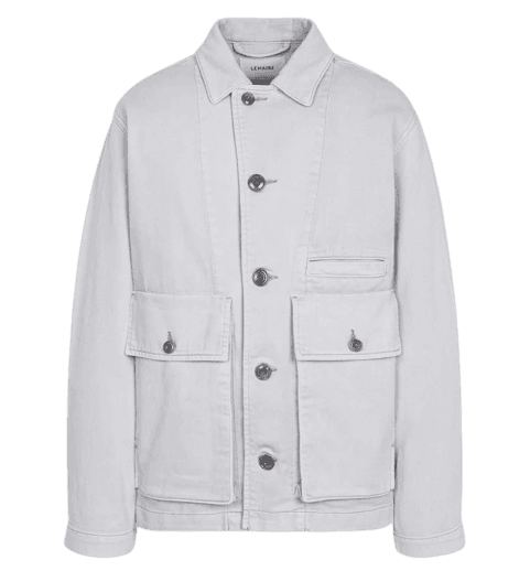 BOXY JACKET SNOWY DENIM