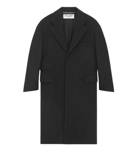 울 소재의 오버사이즈 코트