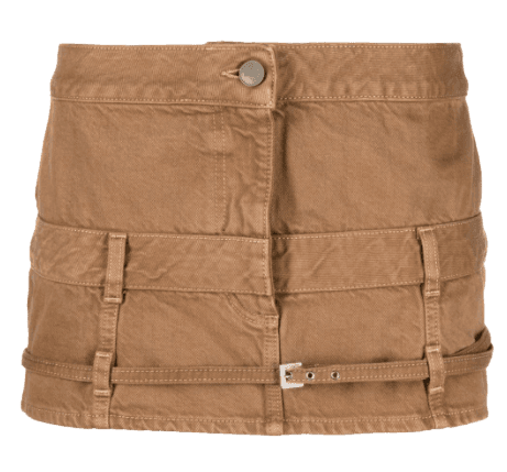 CRIOLLO MINI SKIRT - BROWN