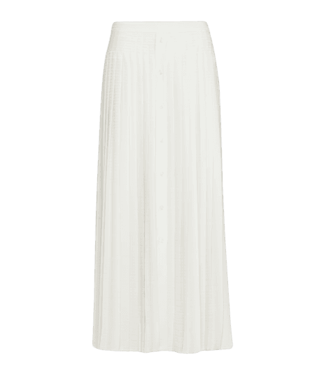 크레이프 드 신 롱 스커트