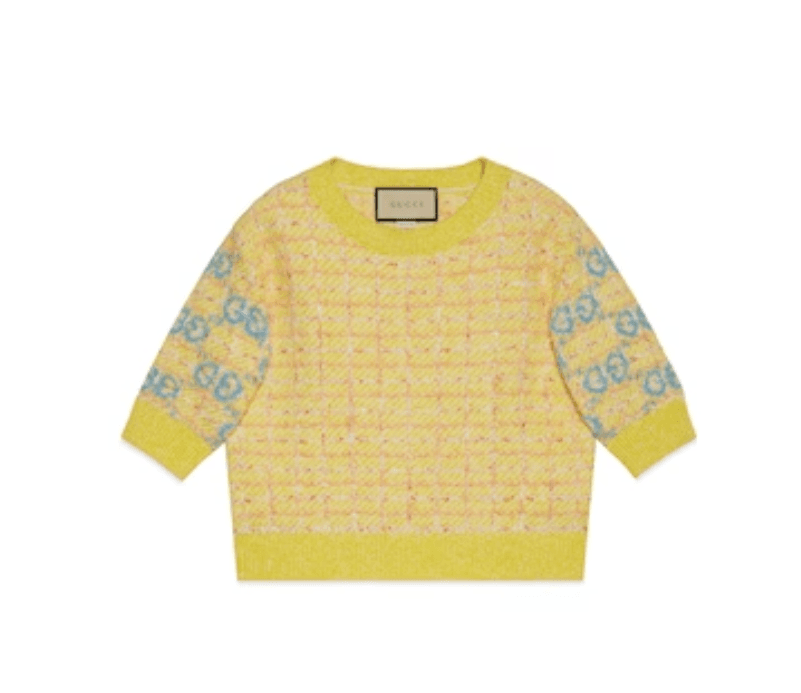 GG 인타르시아 코튼 탑