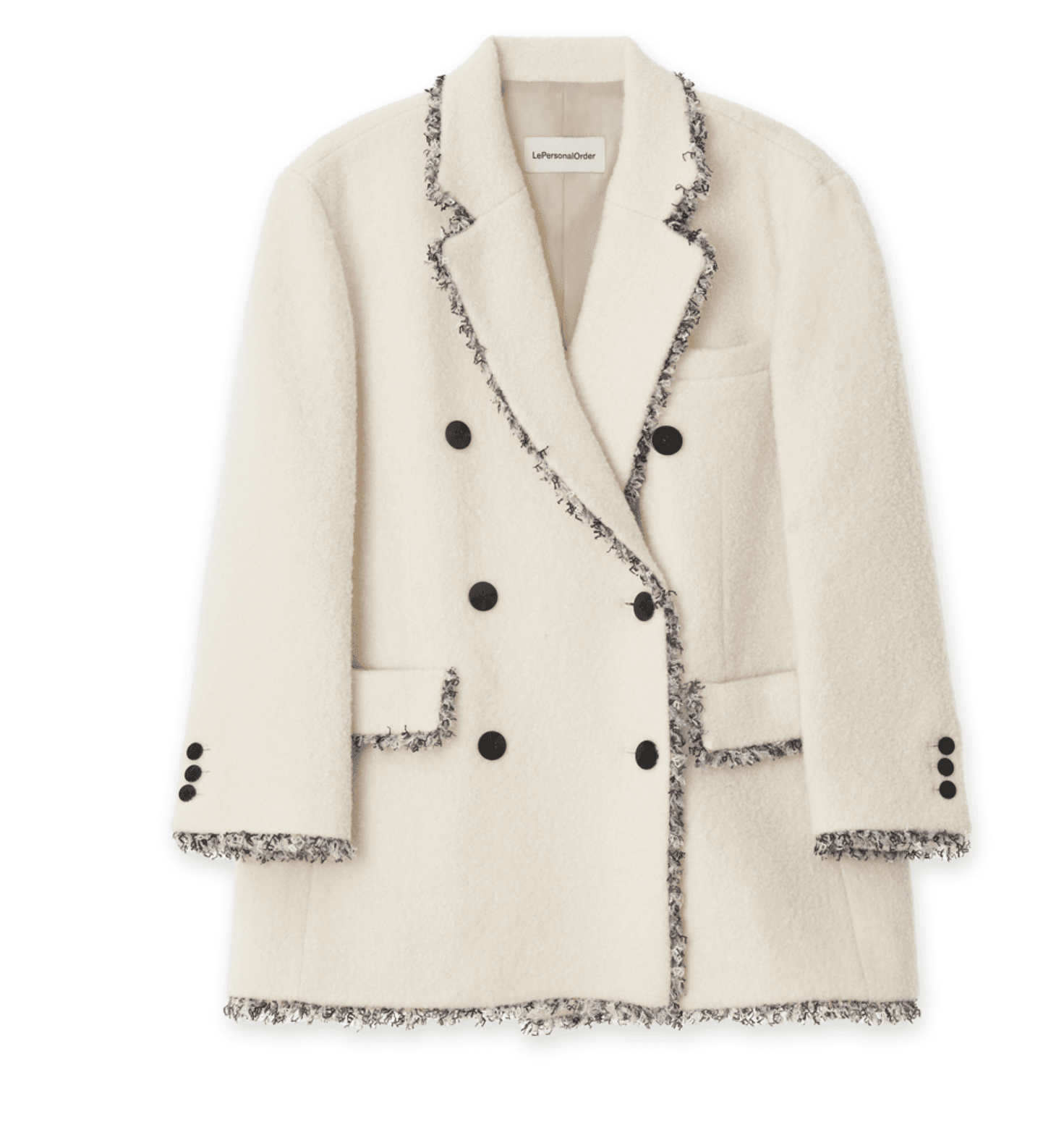 French Wool Boucle Tweed Jacket