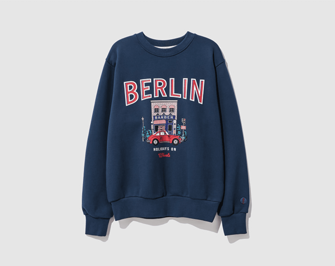 베를리너 시티 아트워크 스웻셔츠