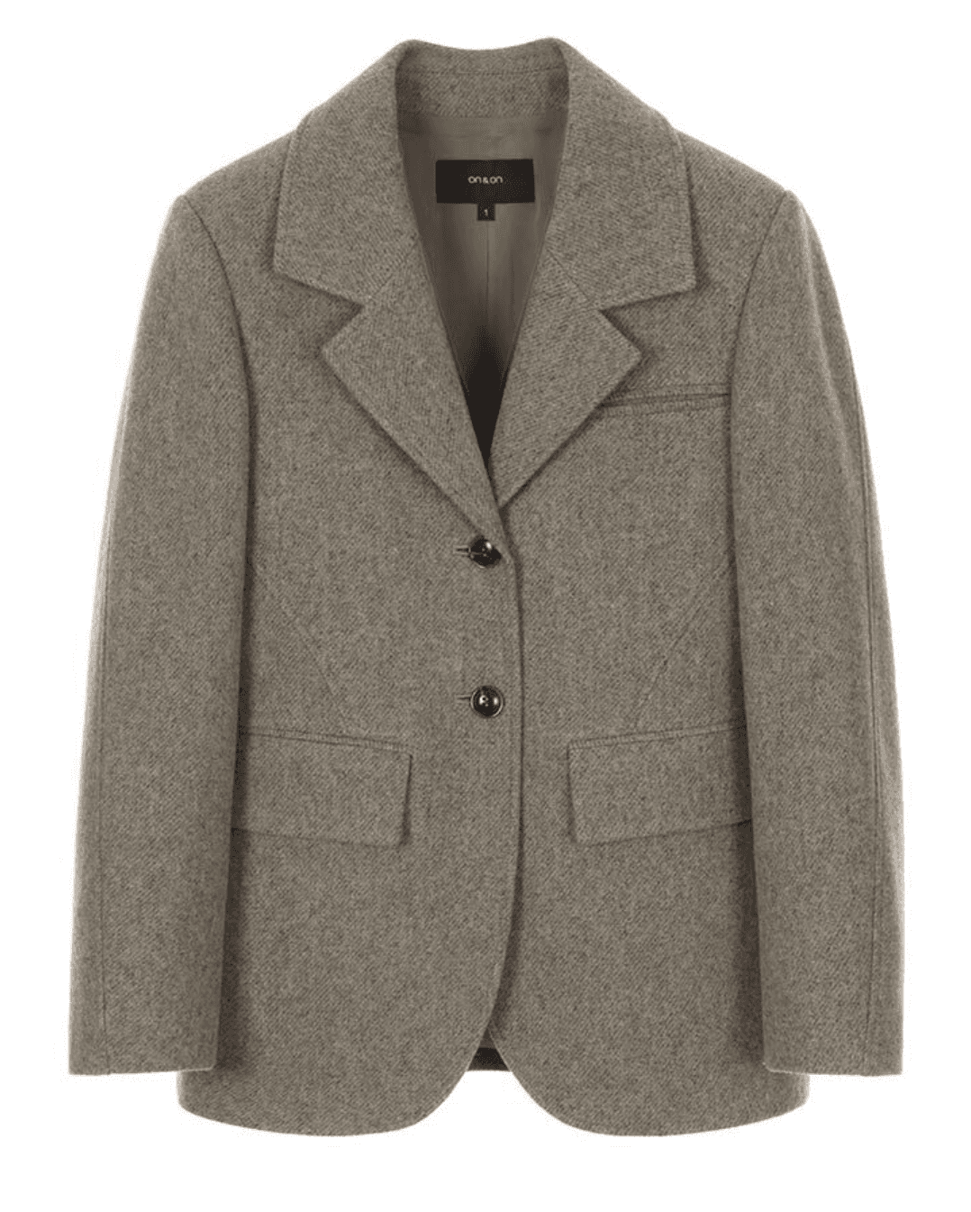 벌룬 슬리브 울 블렌드 자켓