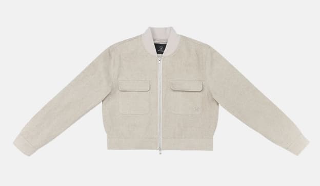 SAC 피그먼트 포켓 블루종 자켓 베이지