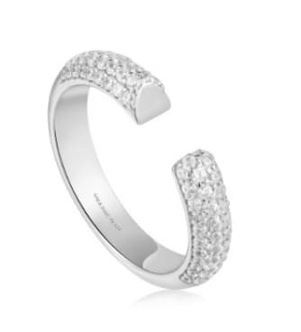 파베 925 실버 사이즈 조절 반지 R051-01H