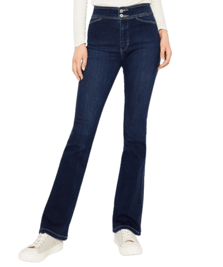 하이웨이스트 부츠컷 청바지 세렌