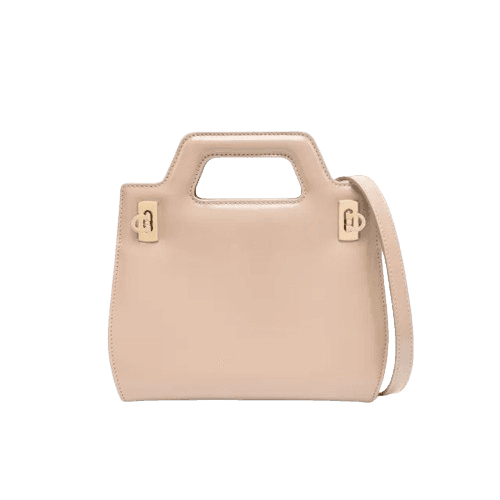 완다 가죽 미니 토트 백