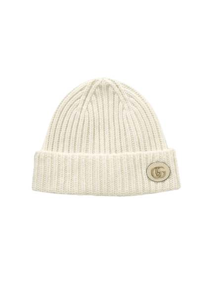Victor appliquéd ribbed wool and cashmere-blend beanie