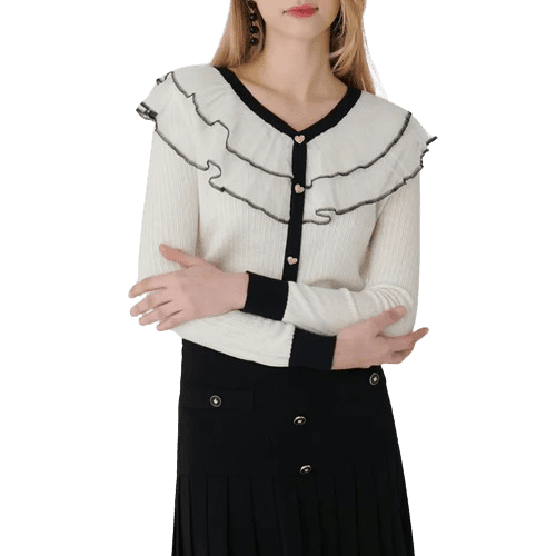 하트버튼 러플니트