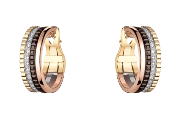 콰트로 클래식 후프 이어링