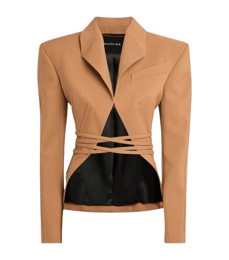 Tan Corseted Blazer
