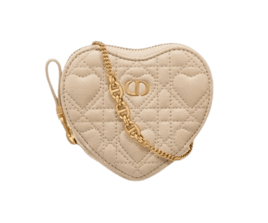 Dior Caro 체인 하트 파우치