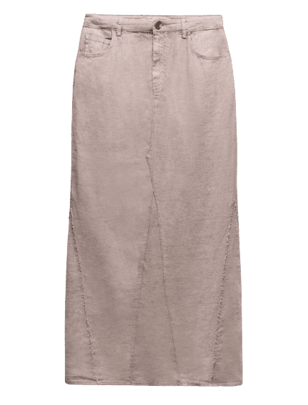 자라 롱 리넨 스커트