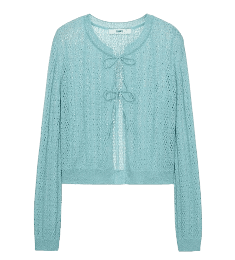 Ribbon Punching Cardigan