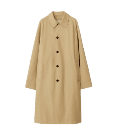 Long Cotton Blend Car Coat