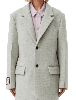 Heavy Wool Single Breasted Blazer (Cashmere ver.)
