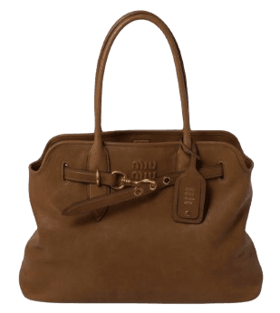 Aventure nappa leather bag OAK