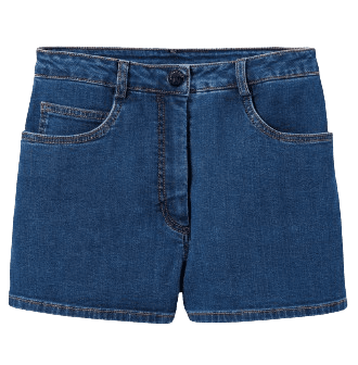 롱샴 데님 쇼츠