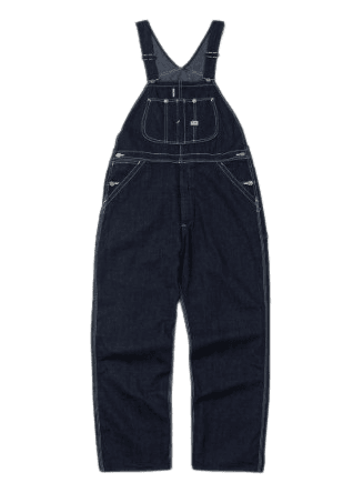 던가리 오버롤즈 인디고 로우