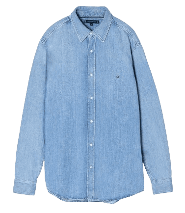 타미힐피거 말리부 블루 데님 셔켓