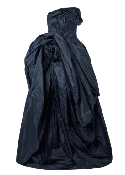 OSCAR DE LA RENTA Strapless Gathered Silk Taffeta Gown