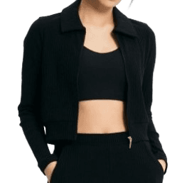 뉴발란스 WOMEN 소프트 골지 카라 투웨이 집업