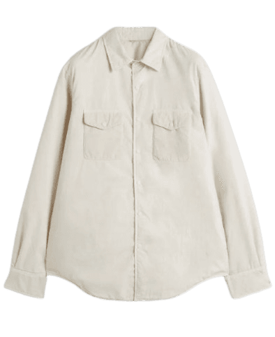 아스페시 코튼 패디드 셔츠