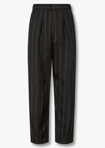 아르마니 스트라이프 패턴 밴딩 팬츠