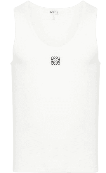 로에베 코트 울 혼방 Black/White