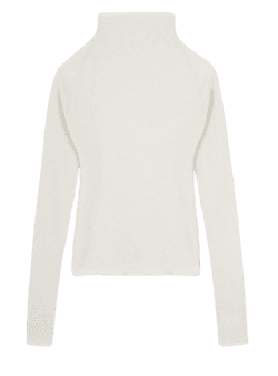 NUNKI LETTUCE EDGE HIGH NECK TOP CLOUD WHITE