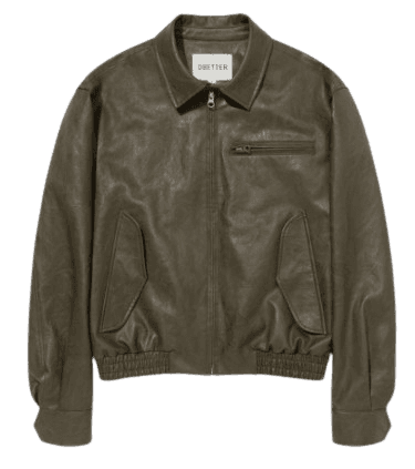 드베터 WOMAN LEATHER CROP BLOUSON