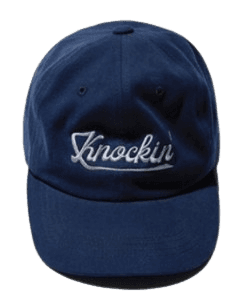 KNOCKIN LOGO B.B CAP Navy
