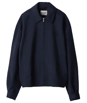 미우미우 모헤어 블루종